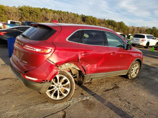 5LMCJ2D99GUJ03377 - 2016 LINCOLN MKC SELECT Կարմիր լուսանկար 3