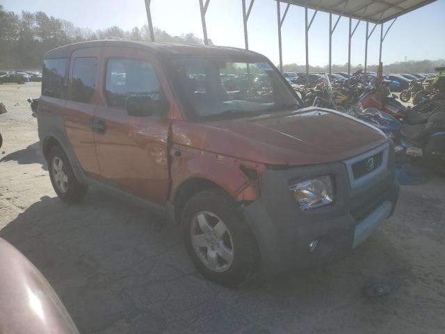 5J6YH18694L004413 - 2004 HONDA ELEMENT EX ORANGE photo 4