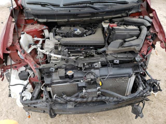 5N1AT2MV8KC738154 - 2019 NISSAN ROGUE S RED photo 11