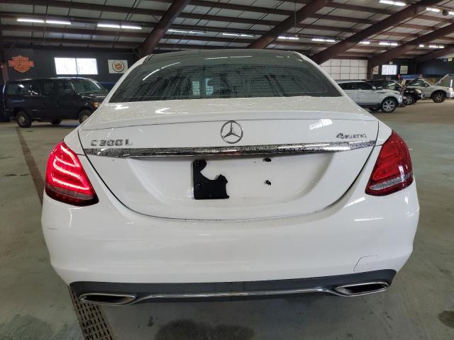 55SWF4KB9GU109825 - 2016 MERCEDES-BENZ C 300 4MATIC WHITE photo 6