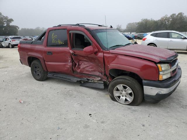 3GNEC12Z86G101474 - 2006 CHEVROLET AVALANCHE C1500 BURGUNDY photo 4