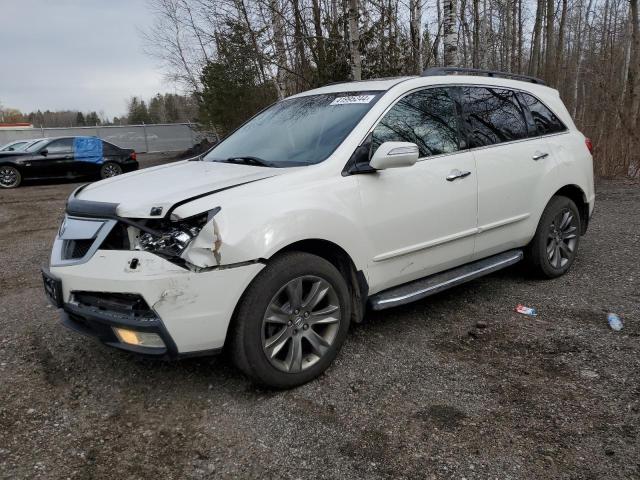 2HNYD2H76AH004811 - 2010 ACURA MDX ADVANCE WHITE photo 1