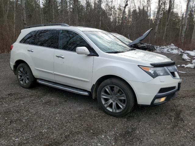 2HNYD2H76AH004811 - 2010 ACURA MDX ADVANCE WHITE photo 4