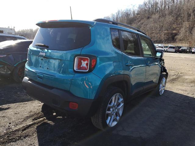 ZACNJDBB8MPN09534 - 2021 JEEP RENEGADE LATITUDE BLUE photo 3