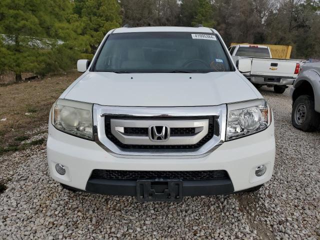 5FNYF3H54AB021231 - 2010 HONDA PILOT EXL WHITE photo 5