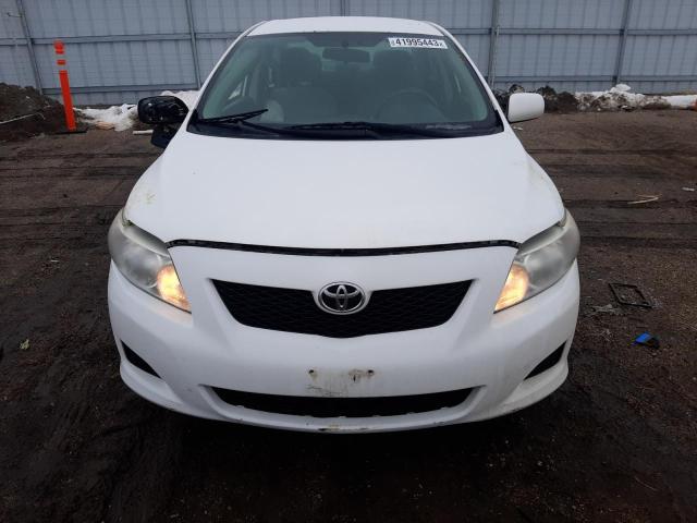 1NXBU40E89Z129055 - 2009 TOYOTA COROLLA BASE WHITE photo 5