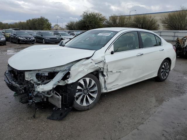 JHMCR6F31HC025263 - 2017 HONDA ACCORD HYBRID WHITE photo 1