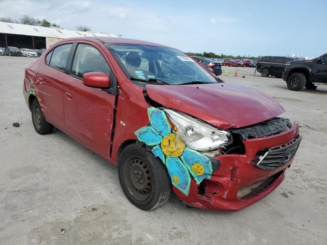 ML32F3FJ8HHF05182 - 2017 MITSUBISHI MIRAGE G4 ES წითელი ფოტო 4