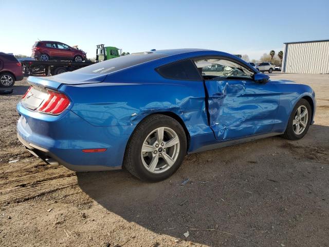 1FA6P8TH4L5108768 - 2020 FORD MUSTANG BLUE photo 3