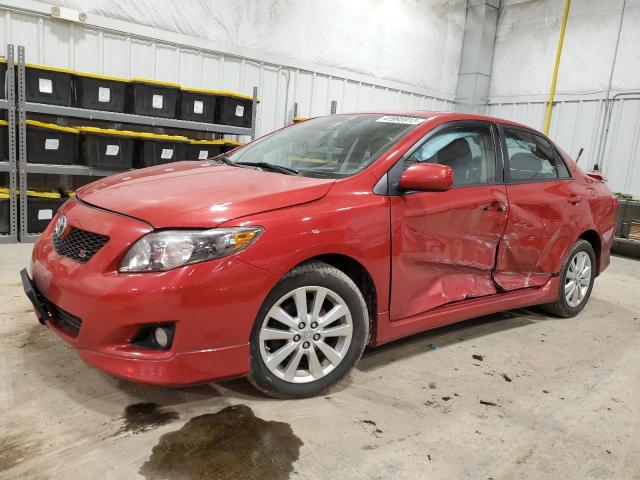 2T1BU4EE8AC481292 - 2010 TOYOTA COROLLA BASE RED photo 1
