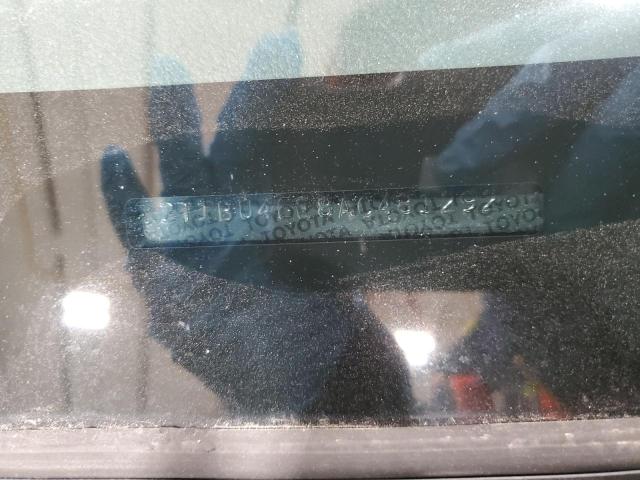 2T1BU4EE8AC481292 - 2010 TOYOTA COROLLA BASE RED photo 12