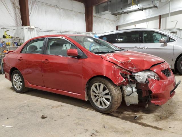2T1BU4EE8AC481292 - 2010 TOYOTA COROLLA BASE RED photo 4