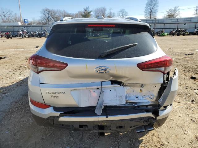 KM8J3CA29HU325582 - 2017 HYUNDAI TUCSON LIMITED GRAY photo 6