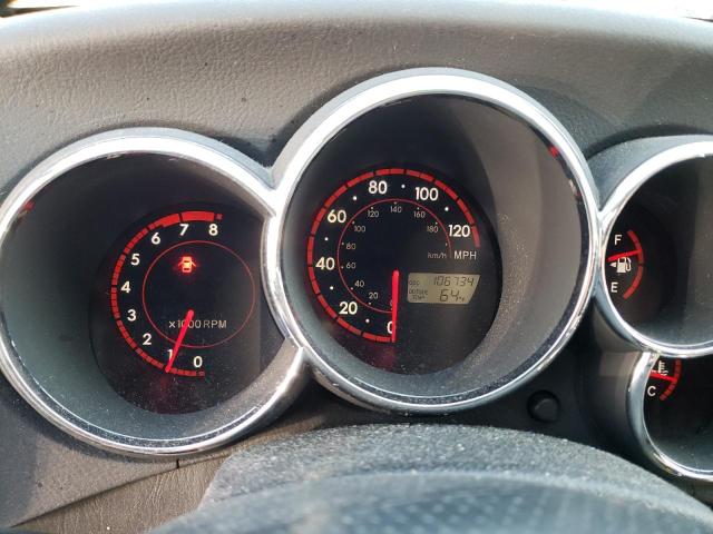 2T1KR32E46C584605 - 2006 TOYOTA COROLLA MA XR SILVER photo 9