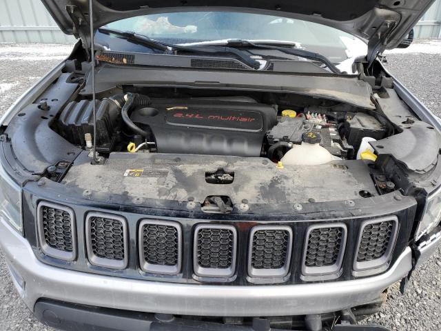 3C4NJDDB7JT417187 - 2018 JEEP COMPASS TRAILHAWK SILVER photo 12