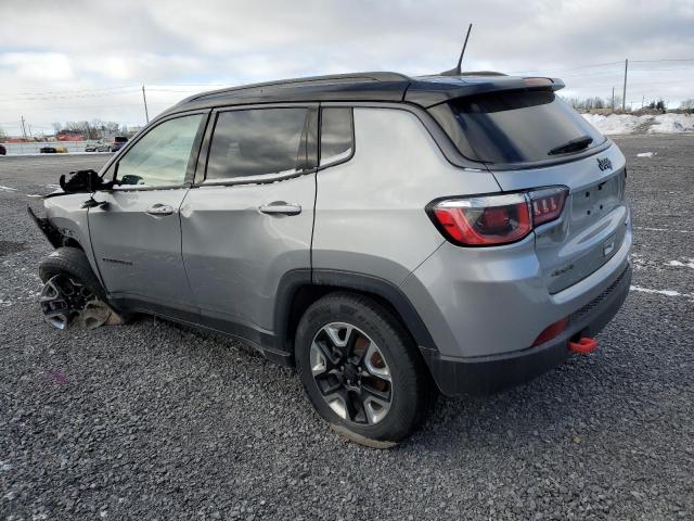 3C4NJDDB7JT417187 - 2018 JEEP COMPASS TRAILHAWK SILVER photo 2