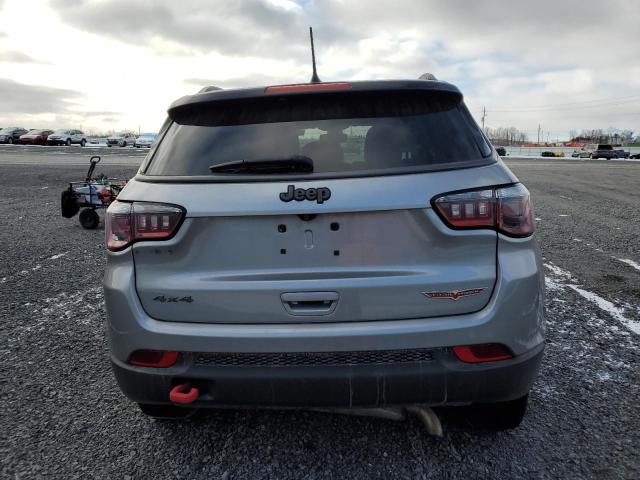 3C4NJDDB7JT417187 - 2018 JEEP COMPASS TRAILHAWK SILVER photo 6