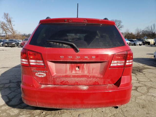 3C4PDCAB8JT491362 - 2018 DODGE JOURNEY SE RED photo 6