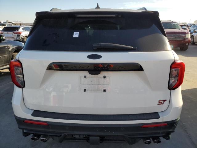 1FM5K8GC3MGA81423 - 2021 FORD EXPLORER ST WHITE photo 6