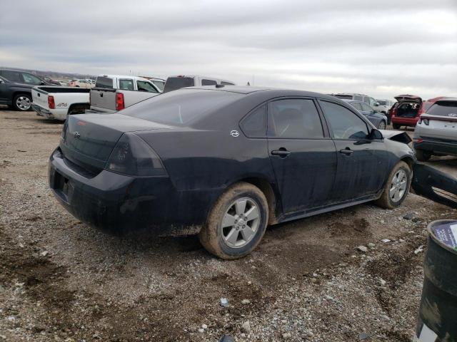 2G1WT57K691292527 - 2009 CHEVROLET IMPALA 1LT BLACK photo 3