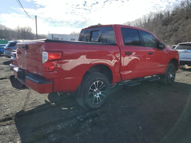 1N6AA1EC6NN106292 - 2022 NISSAN TITAN S RED photo 3