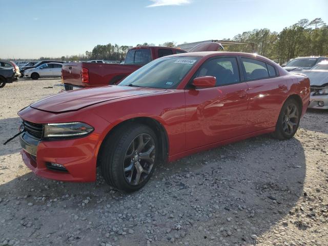 2C3CDXHG3FH800344 - 2015 DODGE CHARGER SXT RED photo 1