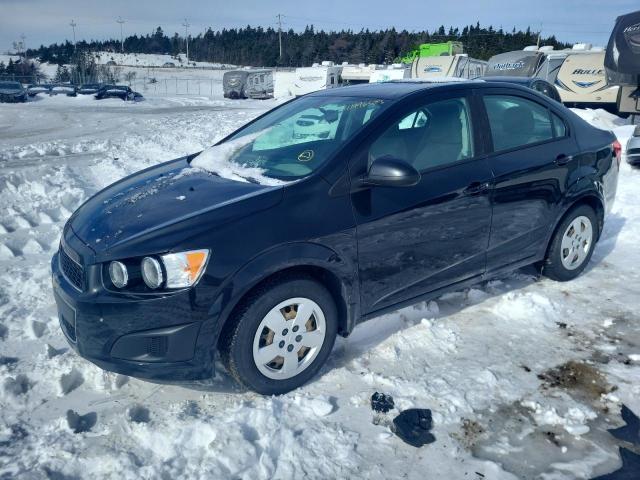 1G1JA5SHXF4112428 - 2015 CHEVROLET SONIC LS BLACK photo 1