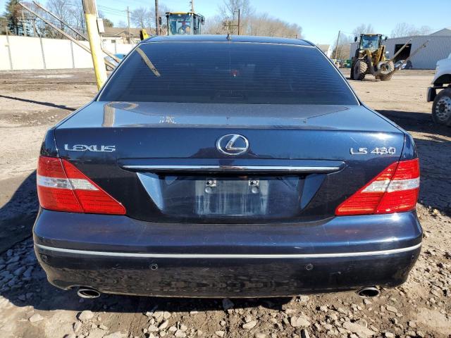 JTHBN36FX55004007 - 2005 LEXUS LS 430 BLACK photo 6