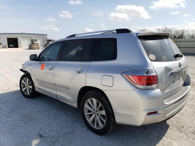 JTEDC3EH8B2000131 - 2011 TOYOTA HIGHLANDER HYBRID LIMITED SILVER photo 2