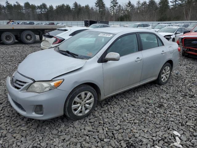 2T1BU4EEXDC998968 - 2013 TOYOTA COROLLA BASE SILVER photo 1