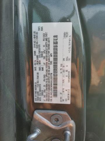 5LMCJ3C95HUL22278 - 2017 LINCOLN MKC RESERVE გრაფიტი ფოტო 13