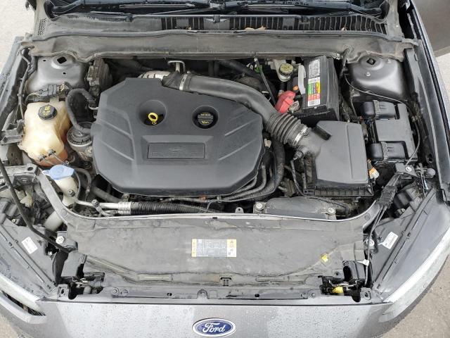 3FA6P0H98ER320088 - 2014 FORD FUSION SE GRAY photo 11