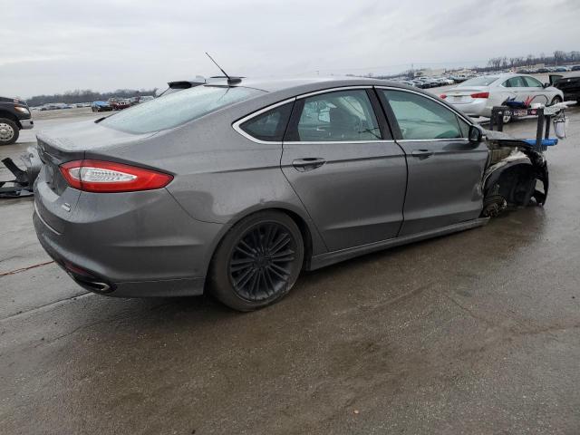 3FA6P0H98ER320088 - 2014 FORD FUSION SE GRAY photo 3