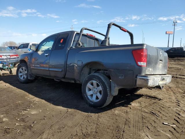 1N6AA06B56N561054 - 2006 NISSAN TITAN XE GRAY photo 2