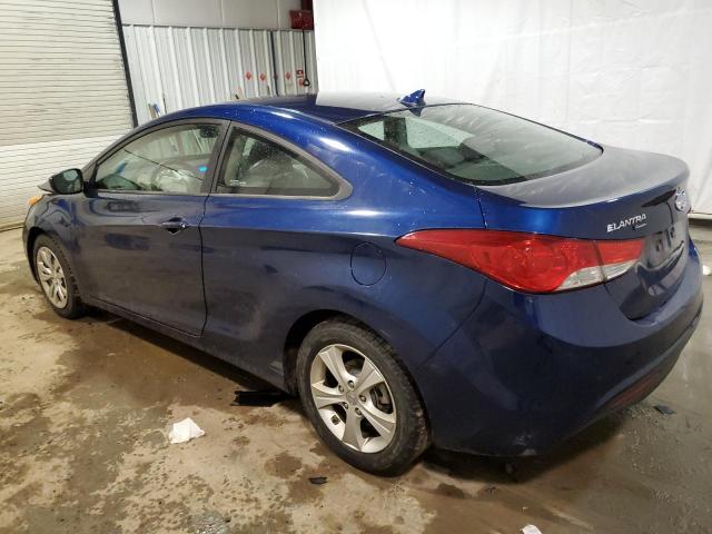 KMHDH6AEXDU011489 - 2013 HYUNDAI ELANTRA CO GS BLUE photo 2