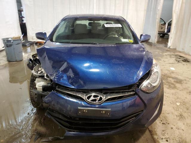 KMHDH6AEXDU011489 - 2013 HYUNDAI ELANTRA CO GS BLUE photo 5