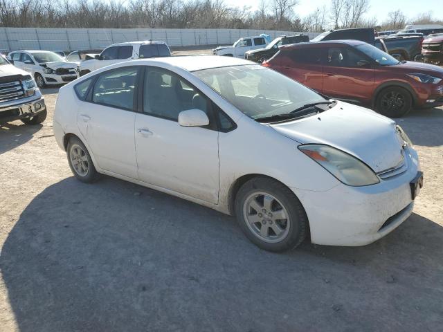 JTDKB20U553040713 - 2005 TOYOTA PRIUS WHITE photo 4