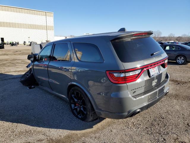 1C4SDJGJ9NC188153 - 2022 DODGE DURANGO SRT 392 GRAY photo 2