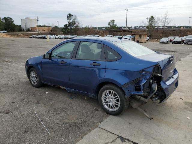 1FAHP35N99W159152 - 2009 FORD FOCUS SE BLUE photo 2