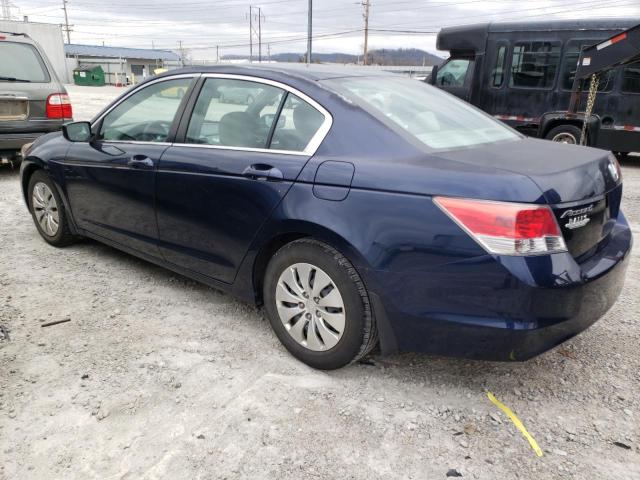 1HGCP2F39AA114212 - 2010 HONDA ACCORD LX BLUE photo 2