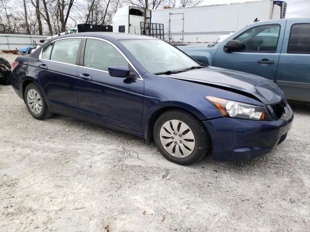 1HGCP2F39AA114212 - 2010 HONDA ACCORD LX BLUE photo 4