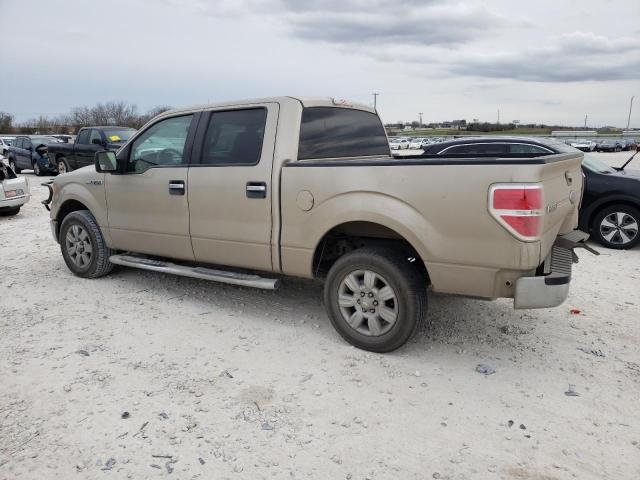 1FTEW1C83AFD32699 - 2010 FORD F150 SUPERCREW BEIGE photo 2