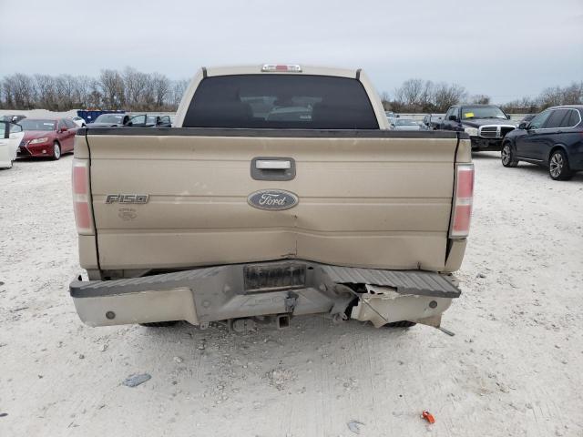 1FTEW1C83AFD32699 - 2010 FORD F150 SUPERCREW BEIGE photo 6