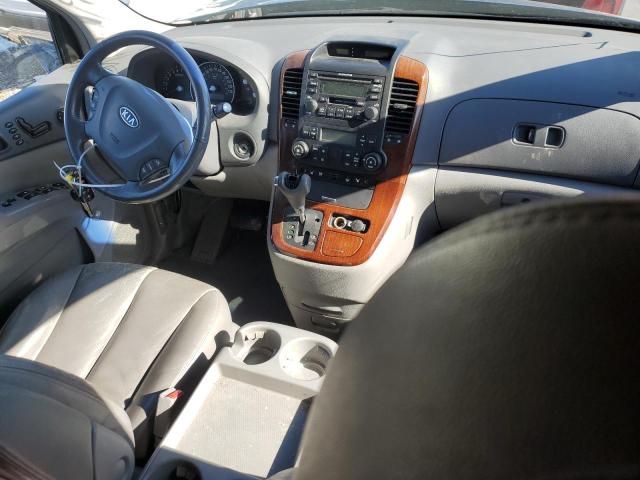 KNDMB233976170863 - 2007 KIA SEDONA EX BLUE photo 8