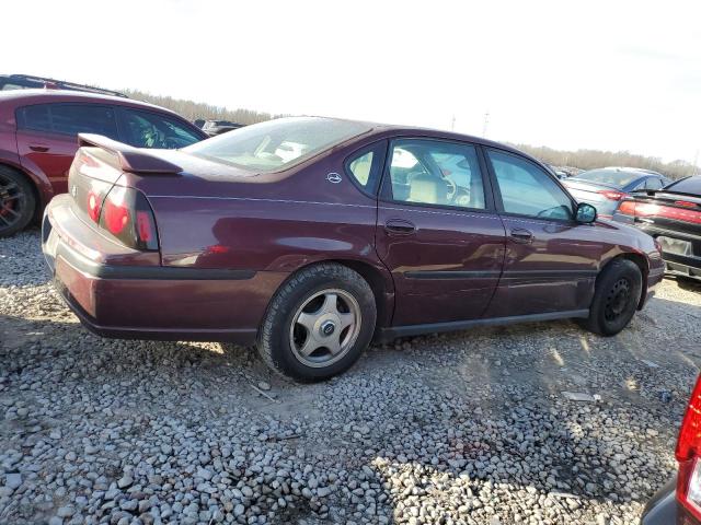 2G1WF52E049245447 - 2004 CHEVROLET IMPALA BURGUNDY photo 3