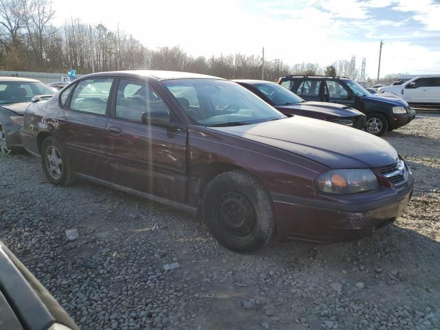 2G1WF52E049245447 - 2004 CHEVROLET IMPALA BURGUNDY photo 4