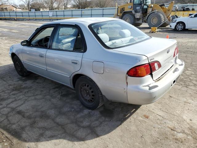 1NXBR12E5XZ201632 - 1999 TOYOTA COROLLA VE SILVER photo 2