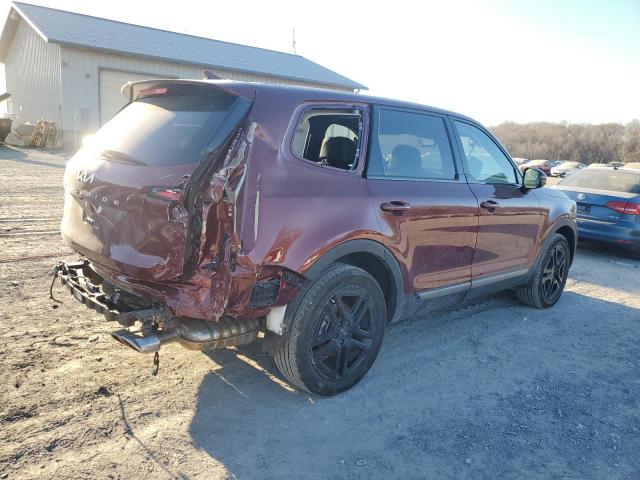 5XYP5DGC3PG386571 - 2023 KIA TELLURIDE SX BURGUNDY photo 3