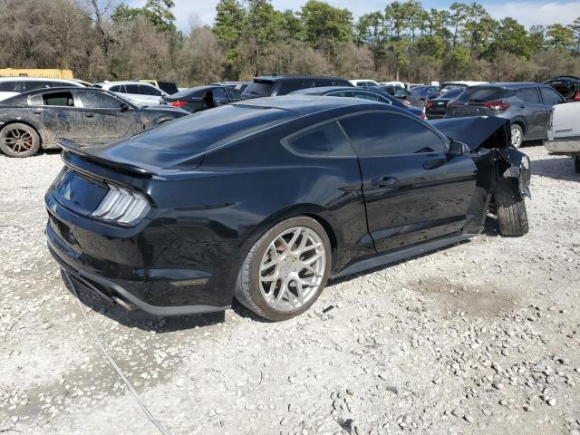 1FA6P8THXJ5174951 - 2018 FORD MUSTANG BLACK photo 3