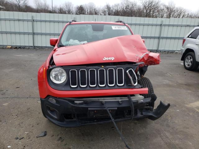 ZACCJBBT2FPC37573 - 2015 JEEP RENEGADE LATITUDE RED photo 5